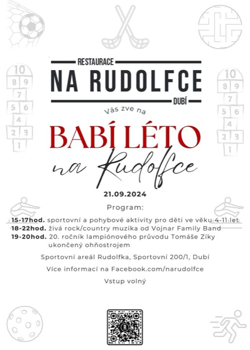 Plakát – Babí léto na Rudolfce 2024