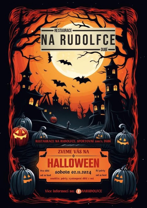 Plakát – Halloween na Rudolfce 2024