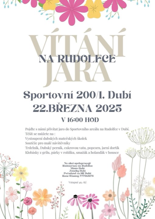 Plakát – Vítání jara na Rudolfce 2025